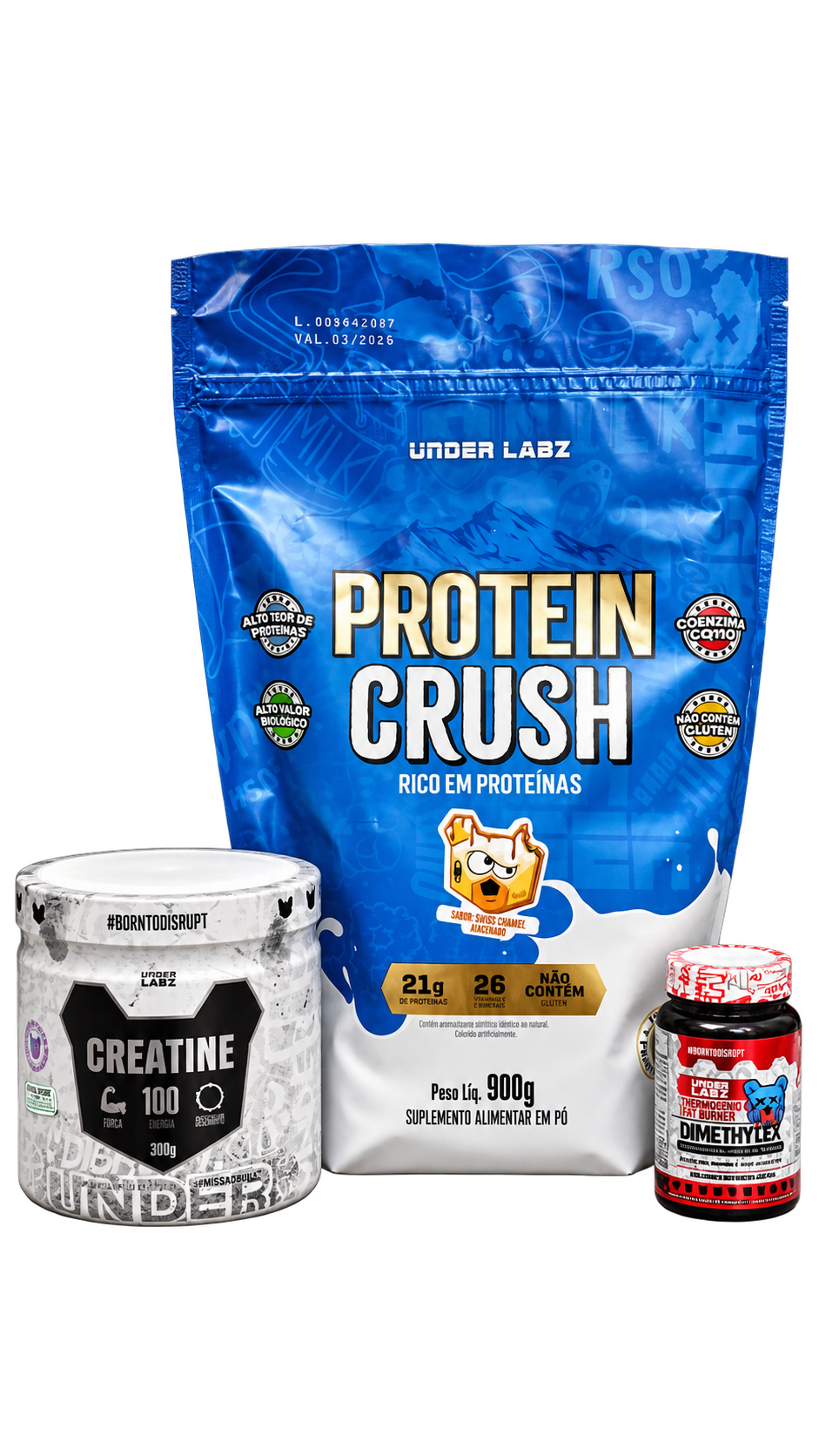 Produto Combo Crush Under Labz Avançado