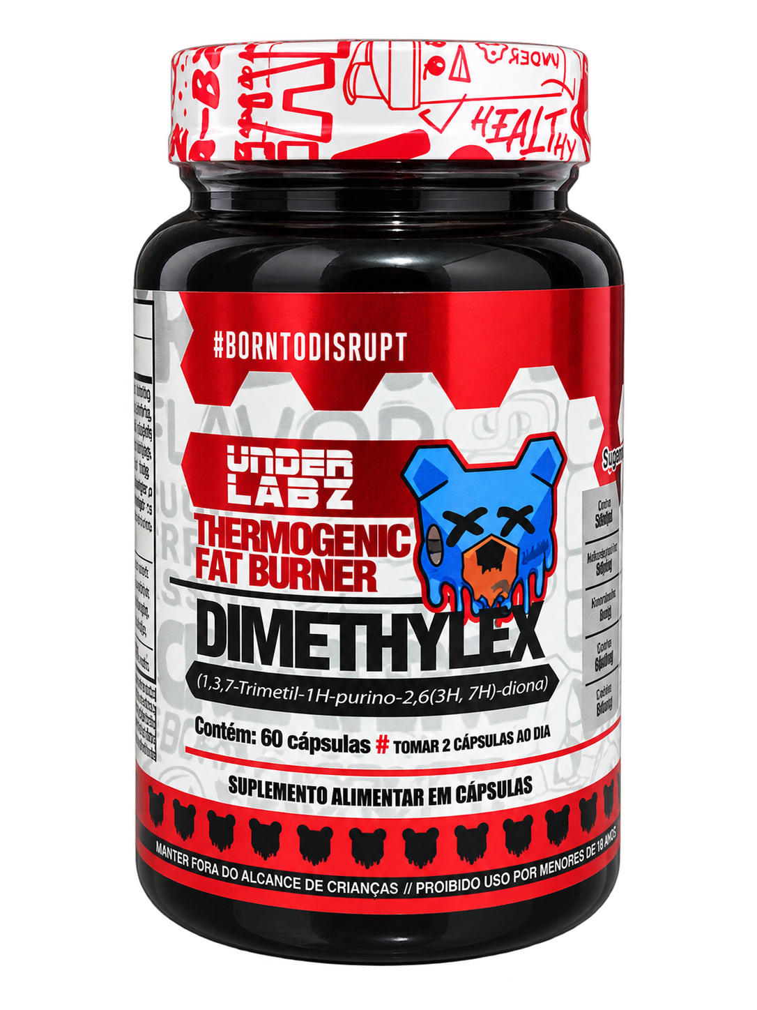 Produto Dimethylex Under Labz – 60 Cápsulas