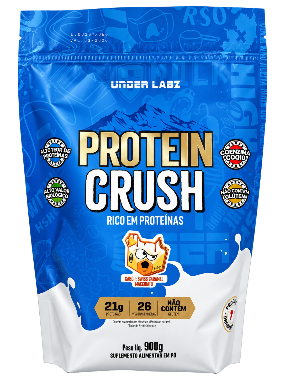 Produto Protein Crush Under Labz 900g – Swiss Caramel Macchiato
